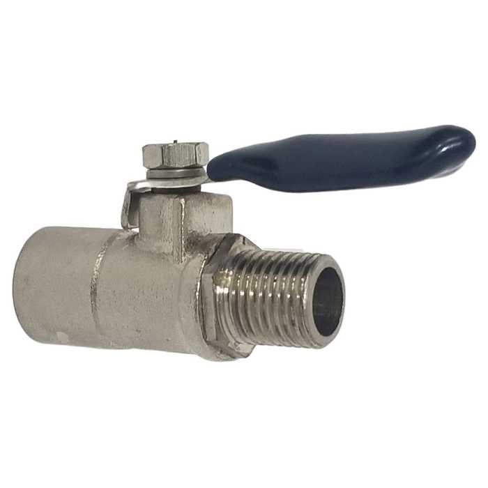 Threaded Ball Valve - 1/4 Inch Male x 1/4 Inch Female - Misting Parts