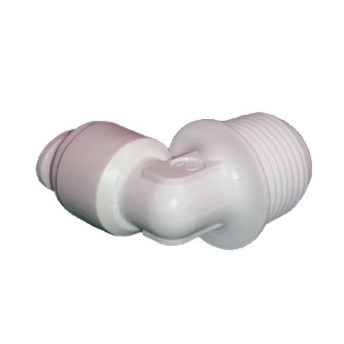 Polypropylene Fitting 1/4in Push Lock Tube x 3/8in NPT Male