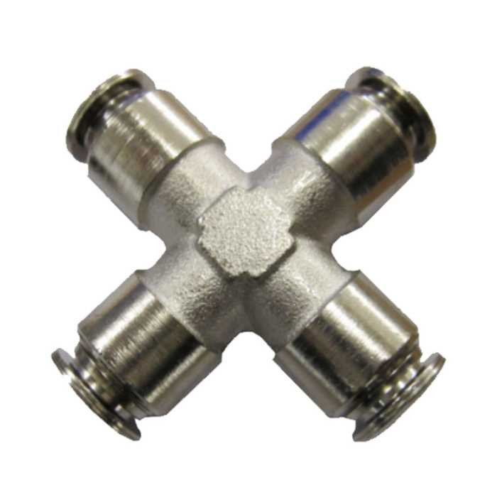 Push to Connect Fittings - 3/8 Inch Cross - Mist Fittings