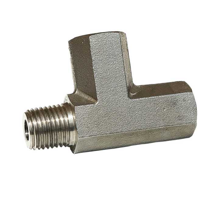 1/4" Male x 1/4" Female x 1/8" Female Tee Fitting - Misting Parts