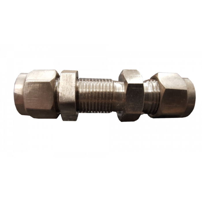 3/8 Inch x 3/8 Inch Stainless Steel Bulkhead Fitting – Heavy-Duty & Leak-Proof