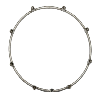 Misting Fan Ring - Stainless Steel - 15 Inch - 8 Nozzles 
