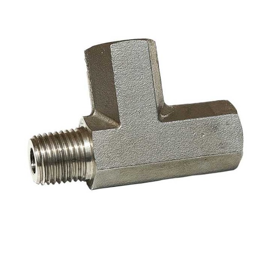 [MC53181] 1/4" Male x 1/4" Female x 1/8" Female Tee Fitting - Misting Parts