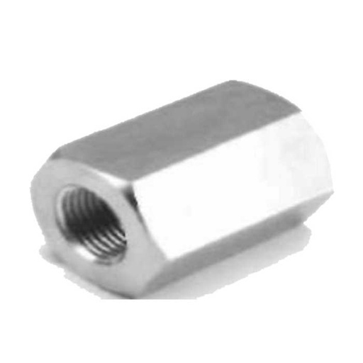 [MC59204] Stainless Steel Hex Coupling - 1/2 Inch x 1/2 Inch - Stainless Steel Parts | Stainless Steel Fittings