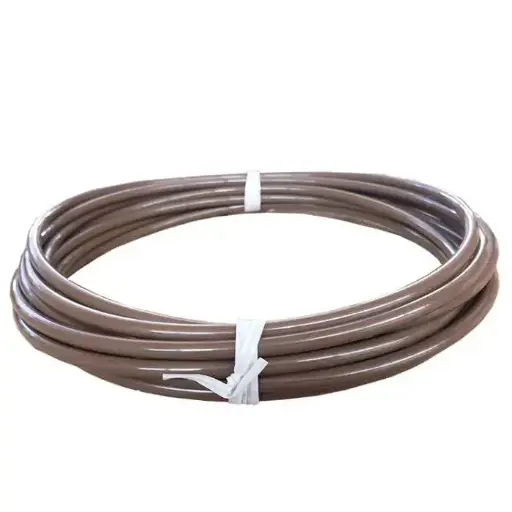 [MC72043] Nylon Tubing - High Pressure - 1/4 Inch - Dark Brown - 50 Ft Roll