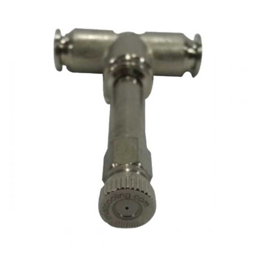 [MC84040] Coupling Tee with Straight Nozzle Extension – High-Performance Connector for Misting & Irrigation