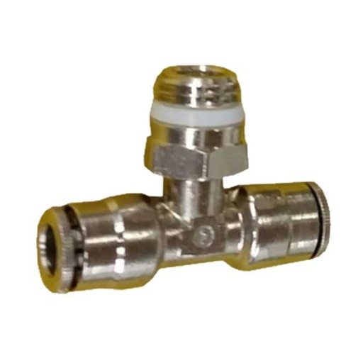 [MC60300] Misting Pump tee- Push lock swivel thread 3/8 Inch Male Thread