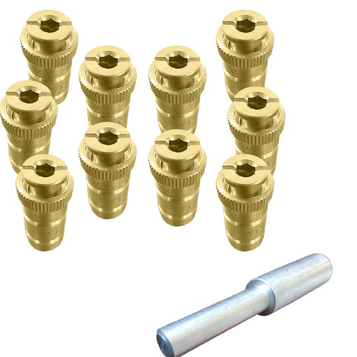 [MC15082] Pool Cover Anchor 20 Pack With Free Tamping Tool 